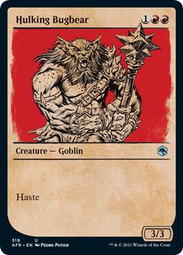 Hulking Bugbear Showcase 319 (Adventures in the Forgotten Realms) 