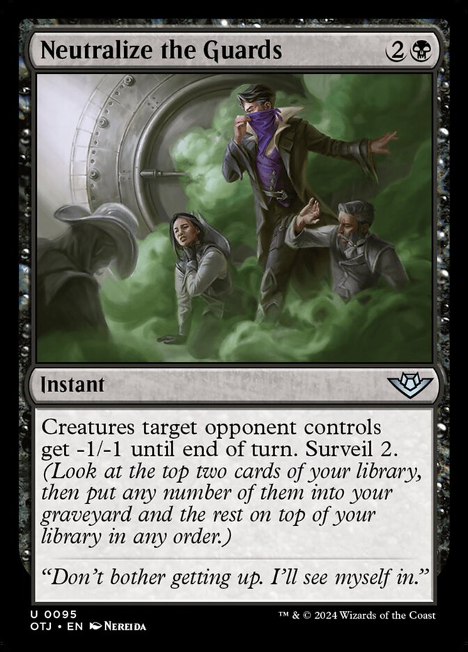 Neutralize the Guards 95/286 (Outlaws of Thunder Junction)  - Foil