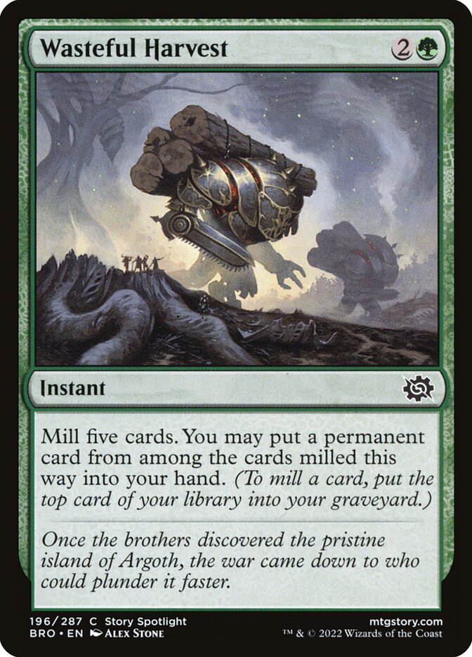 Wasteful Harvest 196/287 (The Brothers' War) 