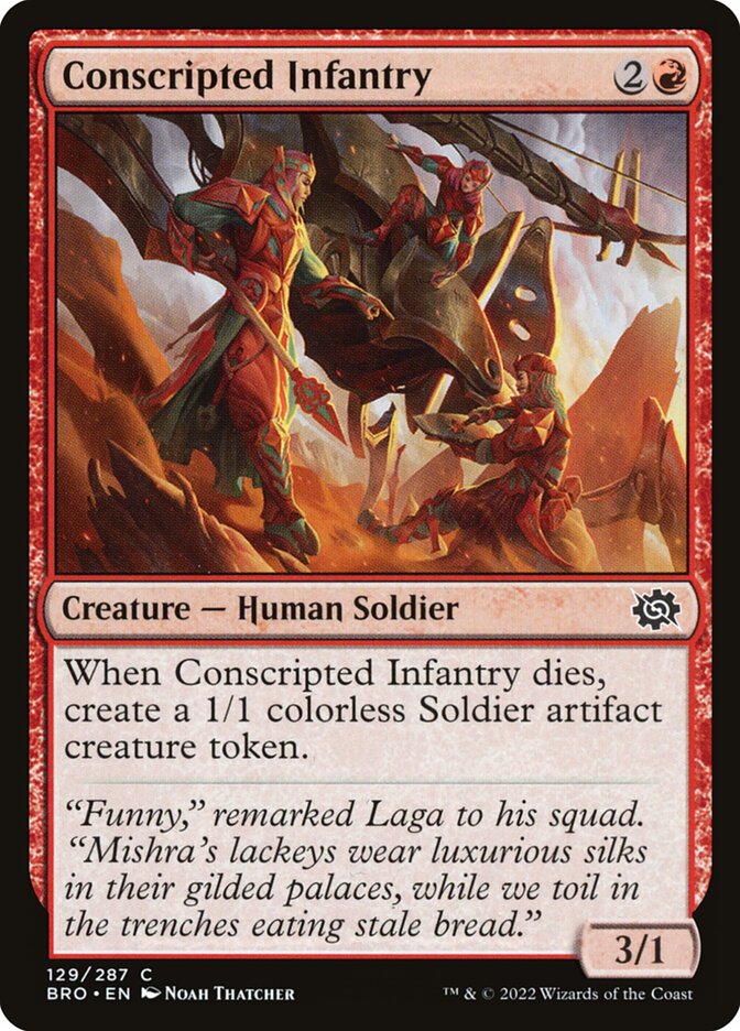 Conscripted Infantry 129/287 (The Brothers' War) 