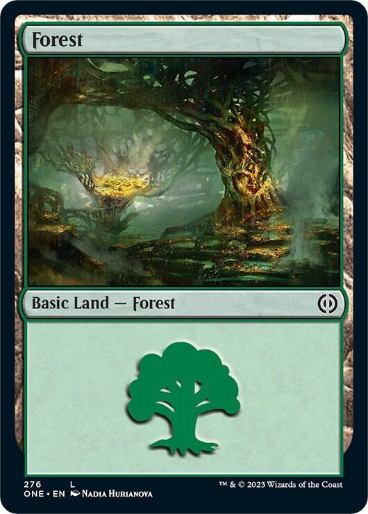 Forest 276/271 (Phyrexia: All Will Be One)  - Foil