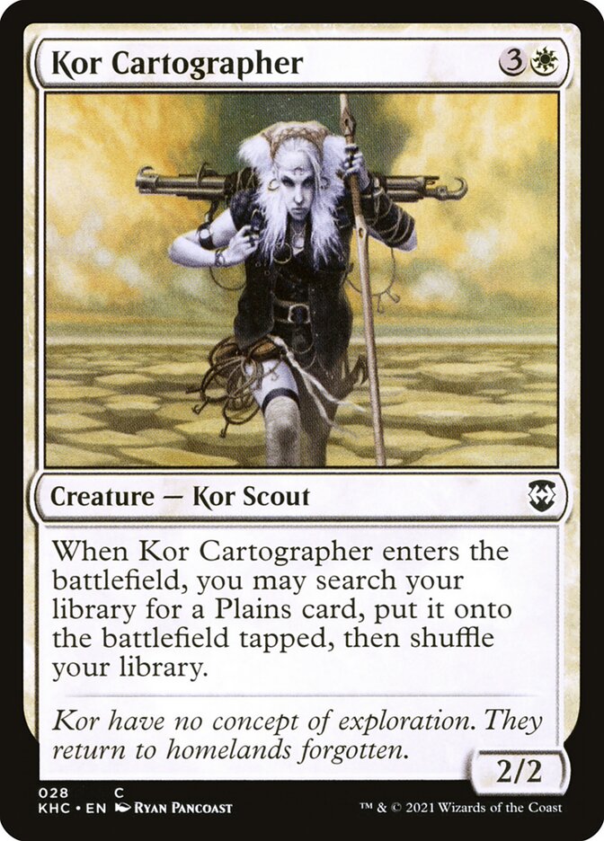Kor Cartographer 28/1 (Commander: Kaldheim) 