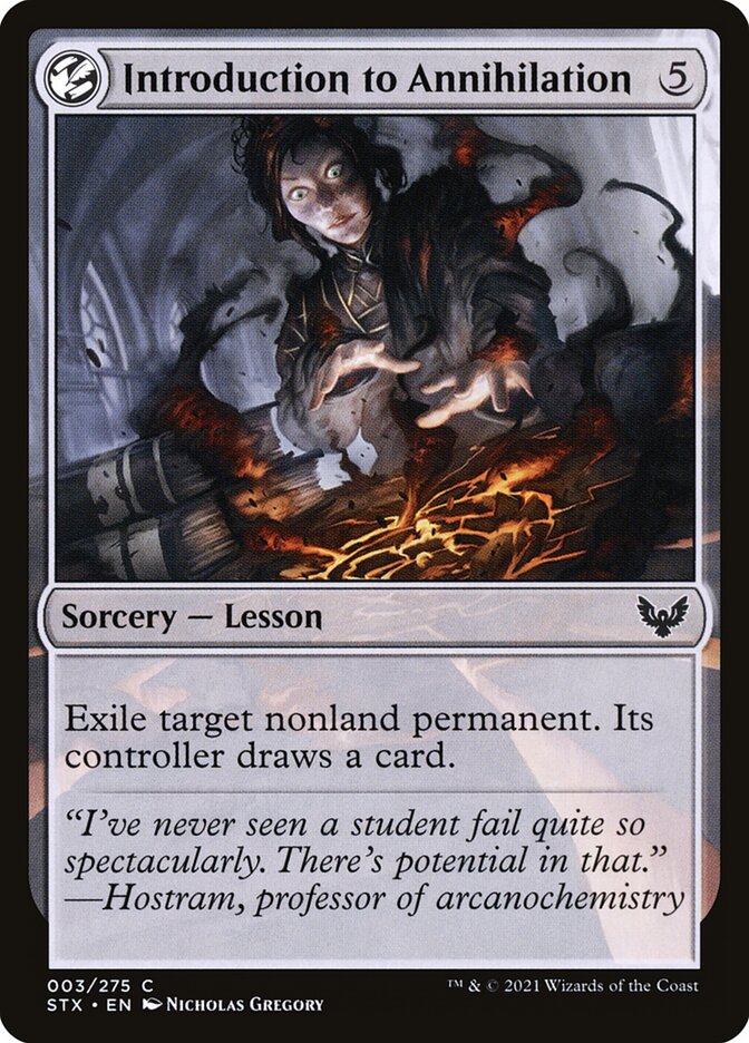 Introduction to Annihilation 3 (Strixhaven: School of Mages)  - Foil