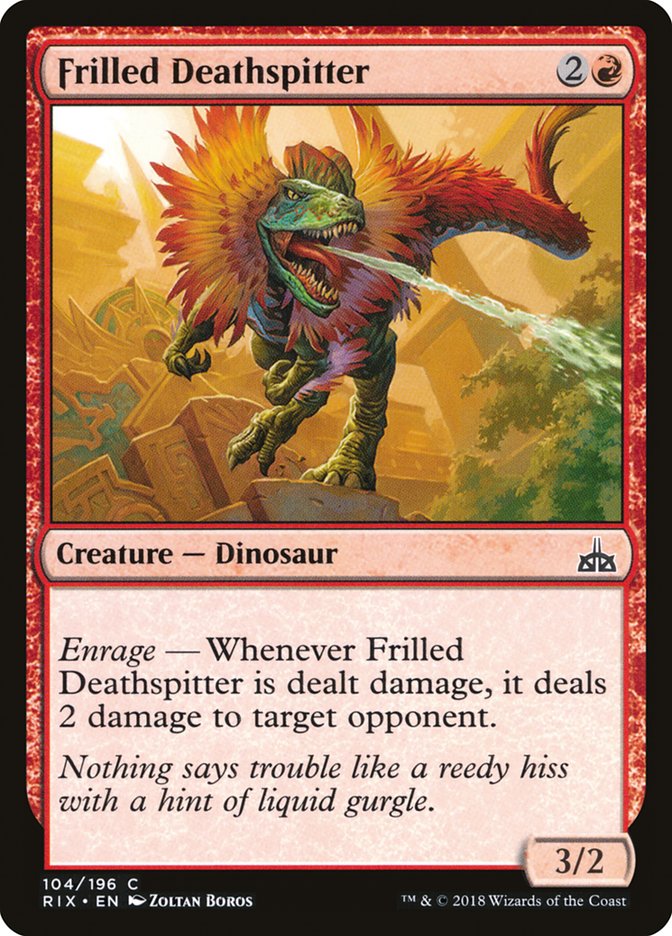 Frilled Deathspitter 104/196 (Rivals of Ixalan) 