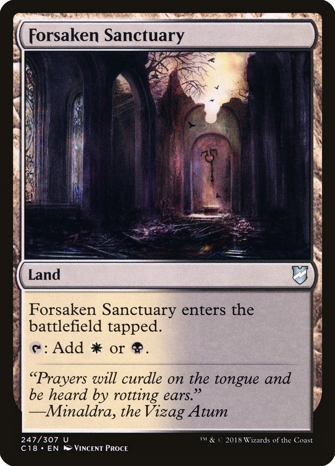 Forsaken Sanctuary 247/307 (Commander 2018) 