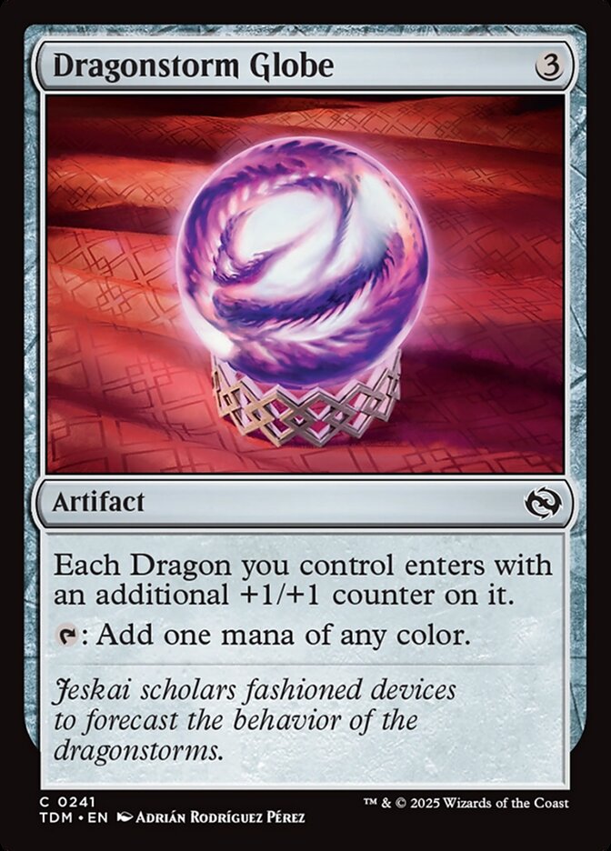 Dragonstorm Globe 241 (Tarkir: Dragonstorm)  - Foil