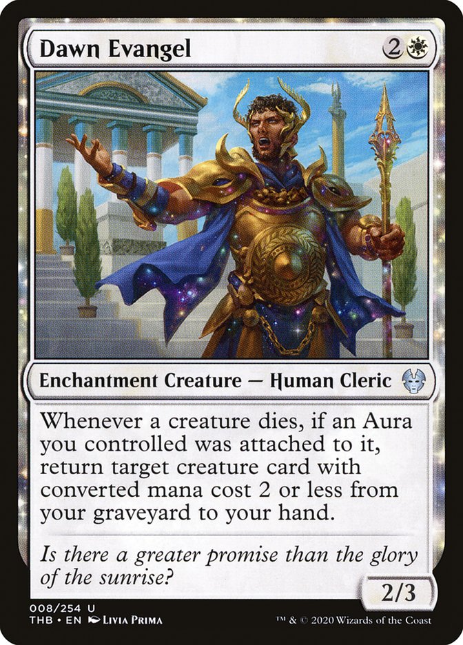 Dawn Evangel 8/254 (Theros Beyond Death)  - Foil