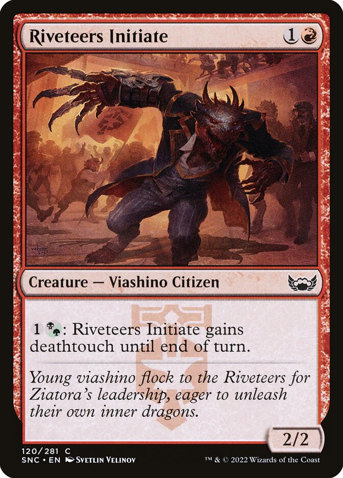 Riveteers Initiate 120/281 (Streets of New Capenna)  - Foil