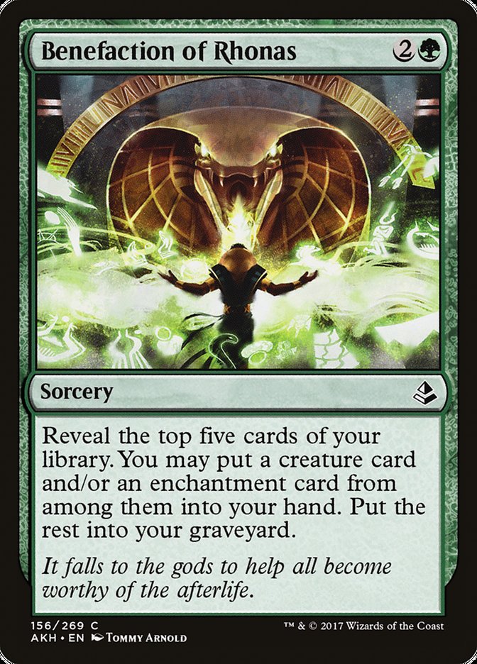 Benefaction of Rhonas 156/269 (Amonkhet) 