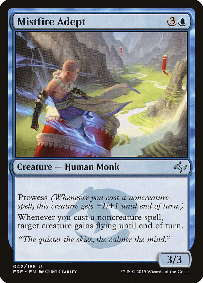 Mistfire Adept 42/185 (Fate Reforged)  - Foil
