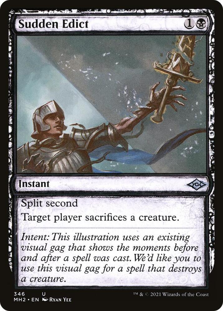 Sudden Edict Showcase 346 (Modern Horizons 2) 