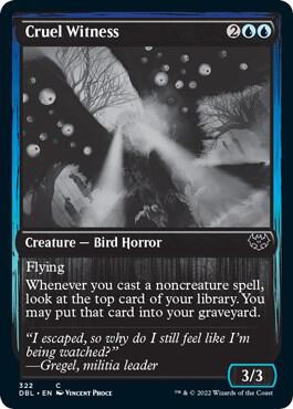 Cruel Witness 322/534 (Innistrad: Double Feature) 