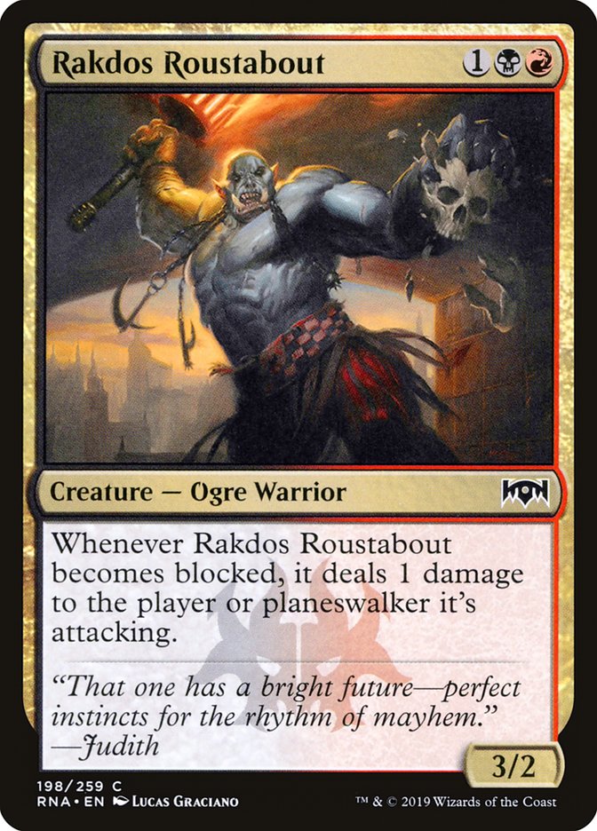 Rakdos Roustabout 198/259 (Ravnica Allegiance) 