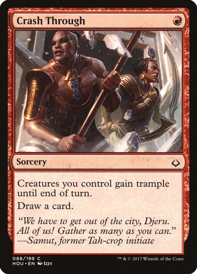 Crash Through 88/199 (Hour of Devastation)  - Foil