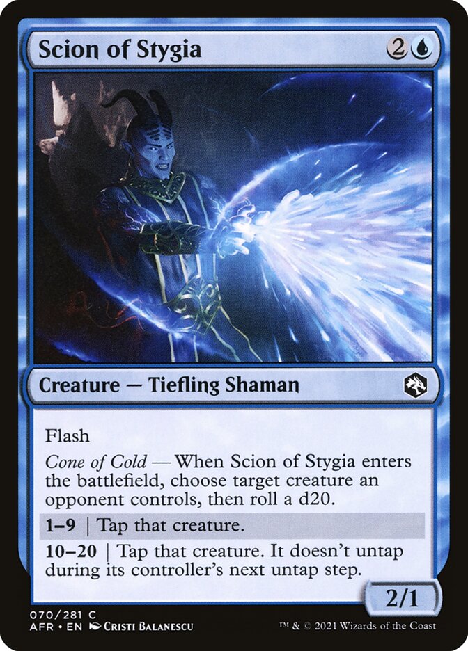 Scion of Stygia 70 (Adventures in the Forgotten Realms)  - Foil