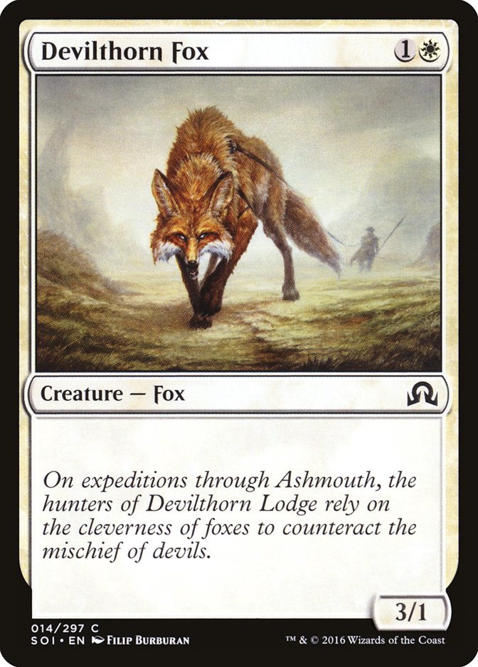 Devilthorn Fox 14/297 (Shadows over Innistrad) 