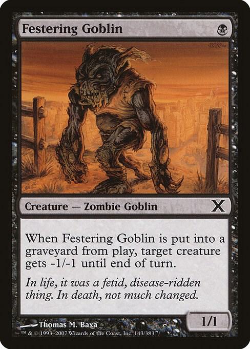 Festering Goblin 143/383 (10th Edition) 