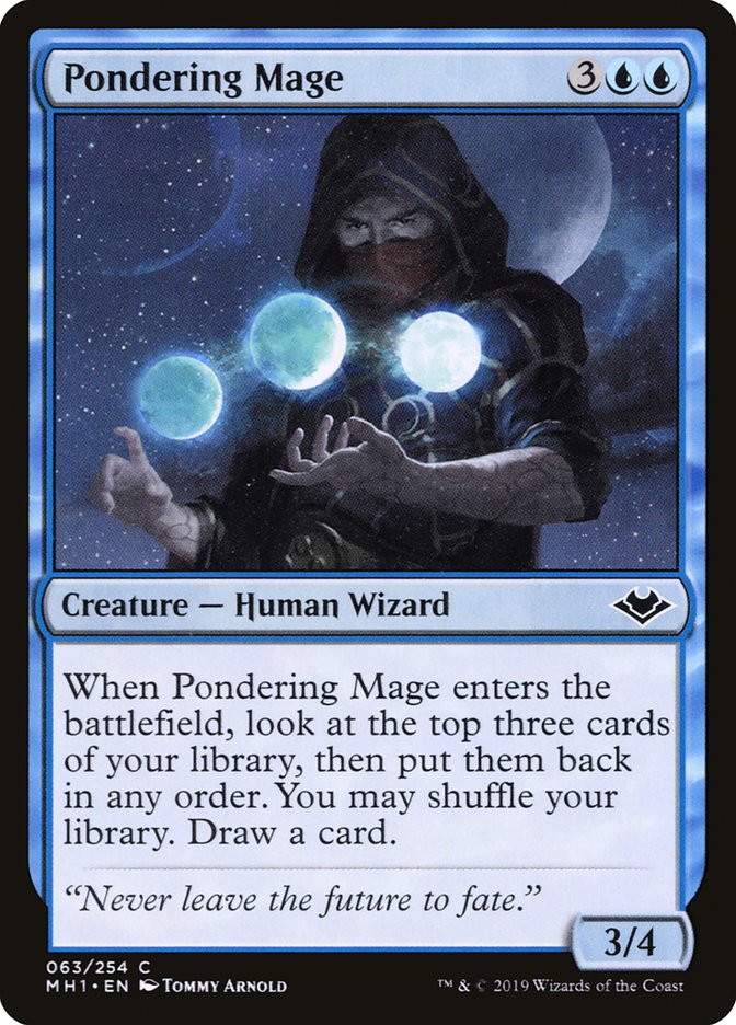 Pondering Mage 63/254 (Modern Horizons) 