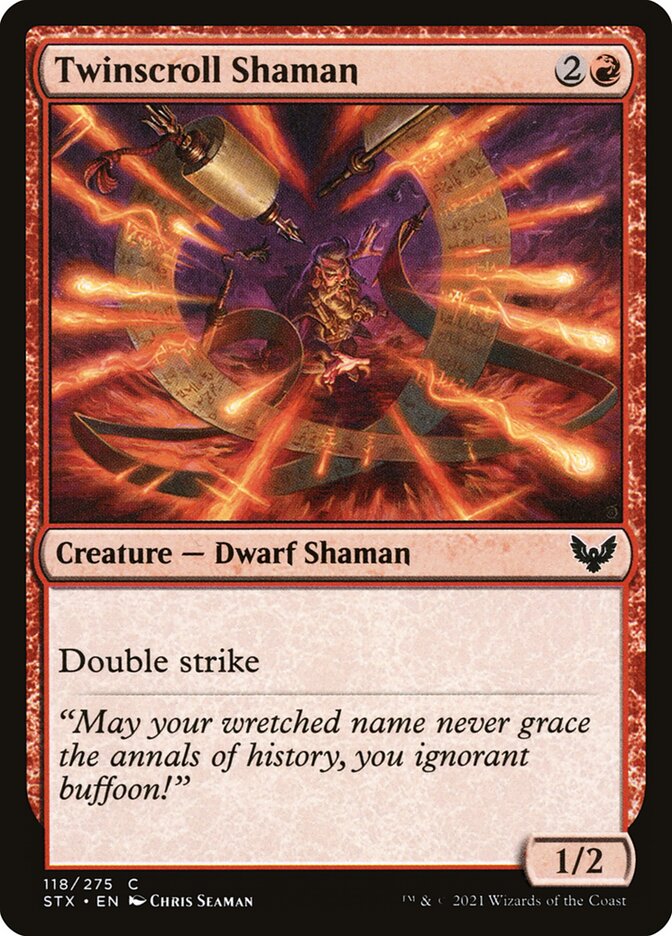 Twinscroll Shaman 118 (Strixhaven: School of Mages) 