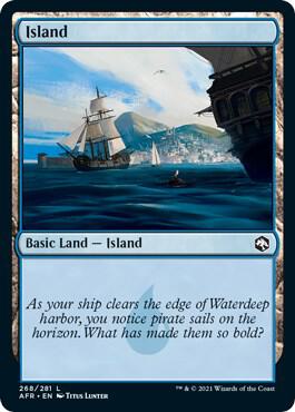 Island 268 268 (Adventures in the Forgotten Realms)  - Foil