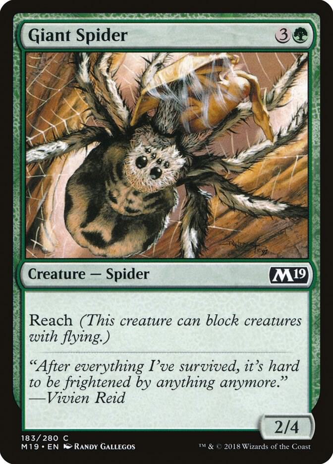 Giant Spider 183/280 (Core Set 2019) 