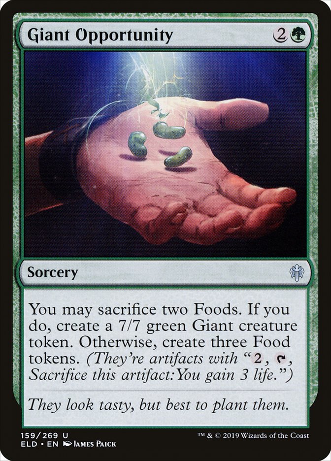 Giant Opportunity 159/269 (Throne of Eldraine) 