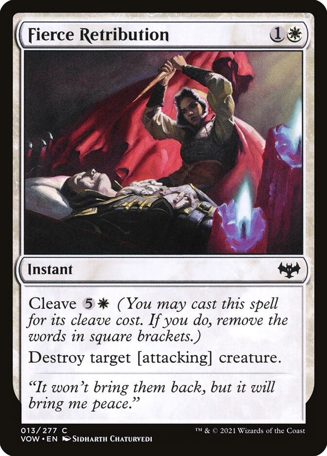 Fierce Retribution 13/277 (Innistrad: Crimson Vow) 