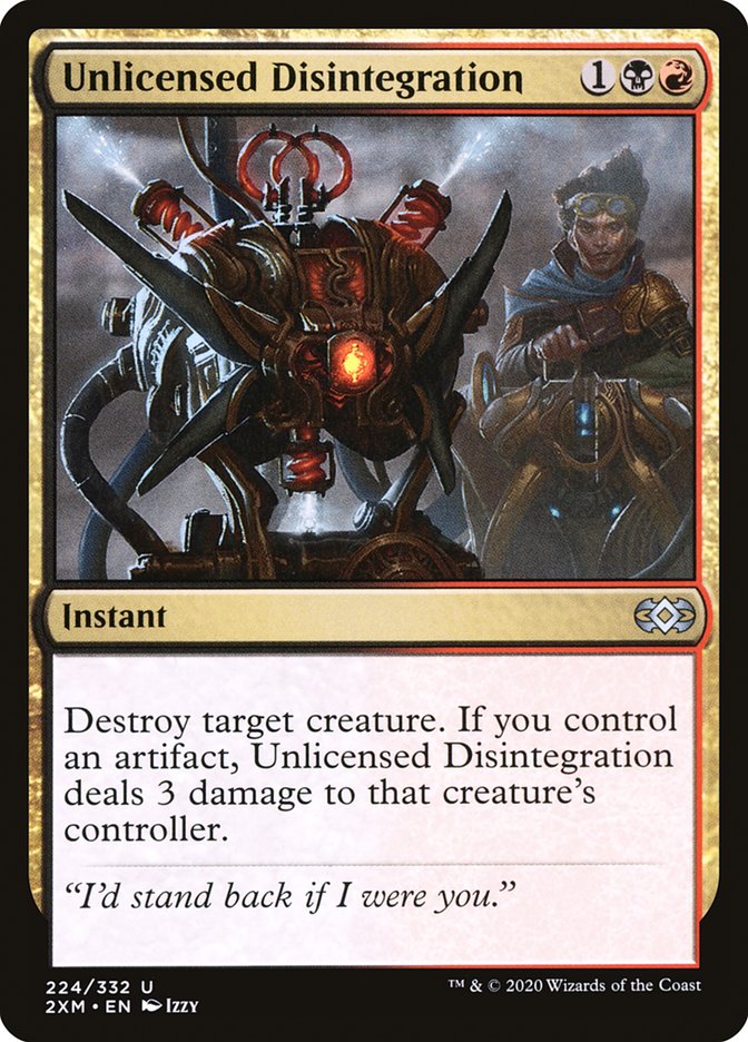 Unlicensed Disintegration 224/332 (Double Masters)  - Foil