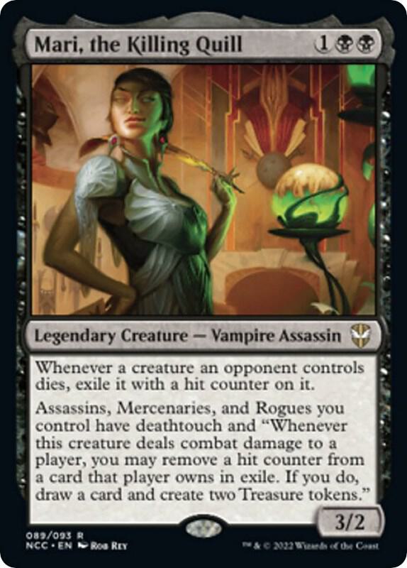 Mari the Killing Quill 89 (Commander: Streets of New Capenna) 