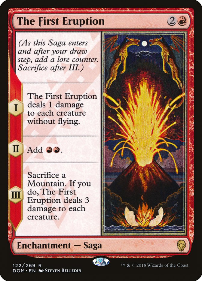 The First Eruption 122/269 (Dominaria) 