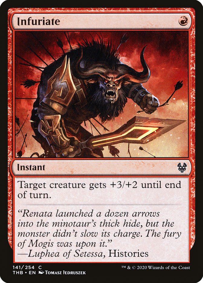 Infuriate 141/254 (Theros Beyond Death) 