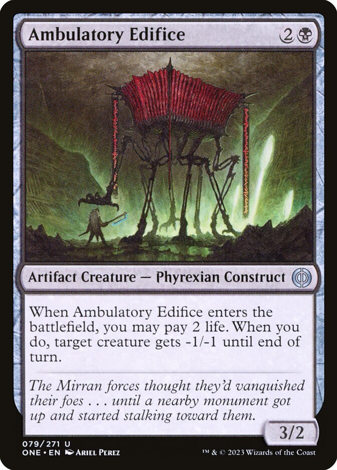 Ambulatory Edifice 79 (Phyrexia: All Will Be One)  - Foil