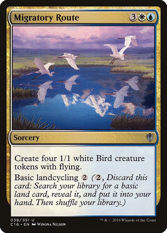 Migratory Route 38/351 (Commander 2016) 