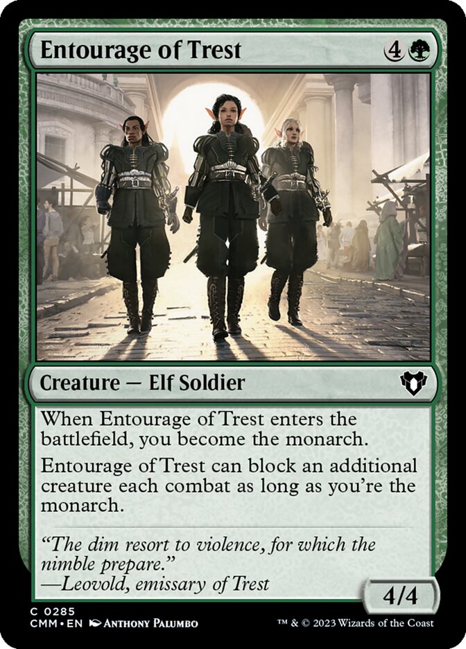 Entourage of Trest 285 (Commander Masters)  - Foil
