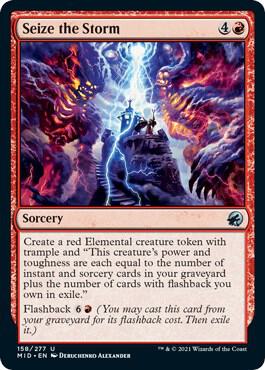 Seize the Storm 158/277 (Innistrad: Midnight Hunt) 