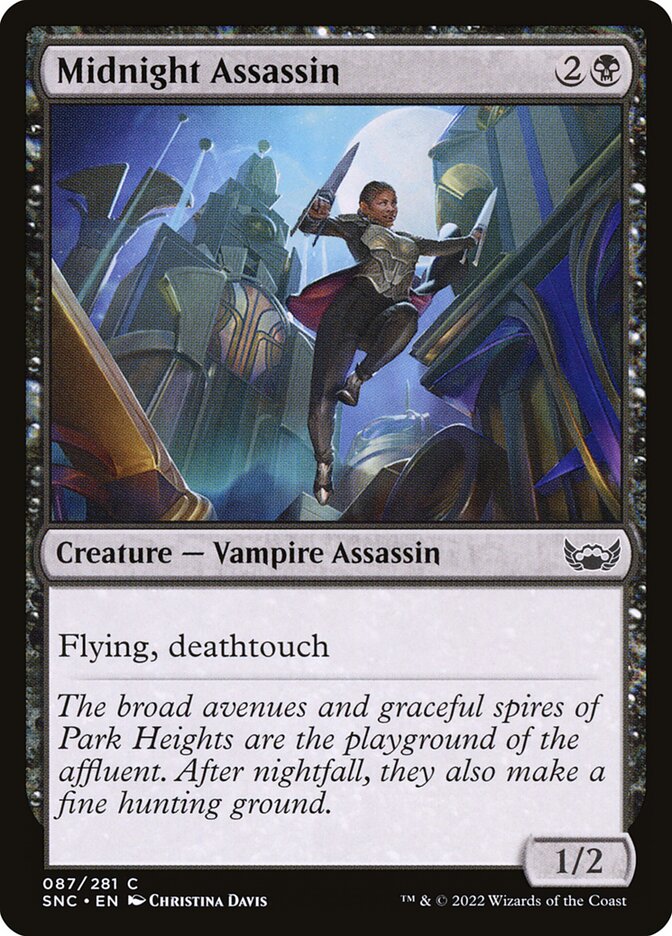 Midnight Assassin 87/281 (Streets of New Capenna)  - Foil