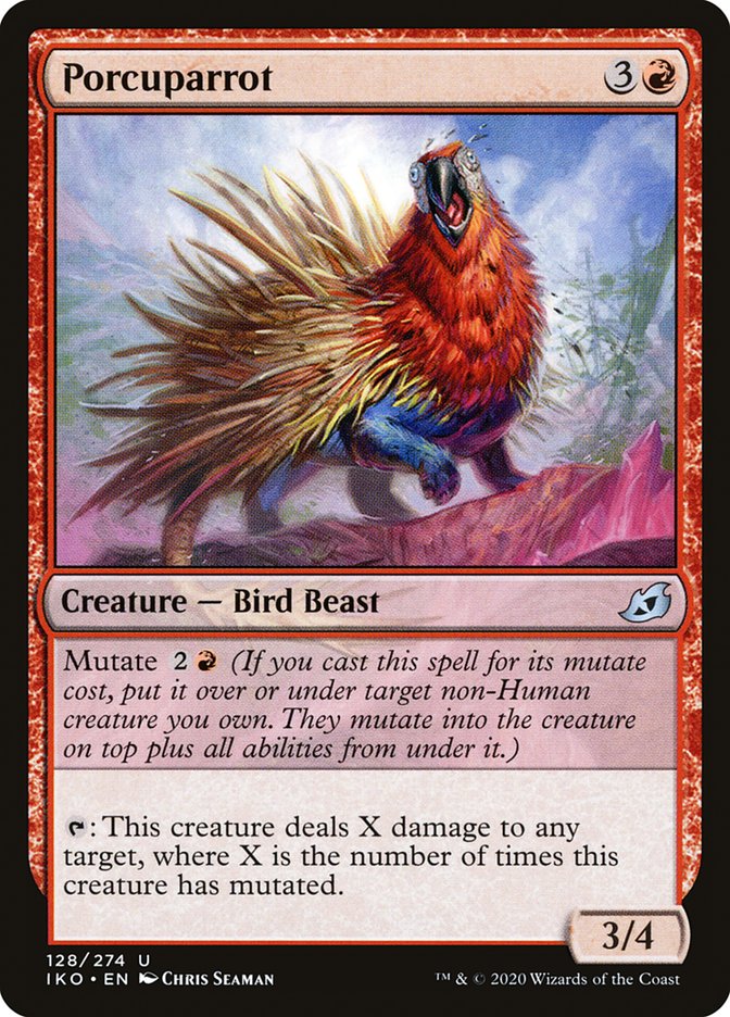 Porcuparrot 128/274 (Ikoria: Lair of Behemoths) 