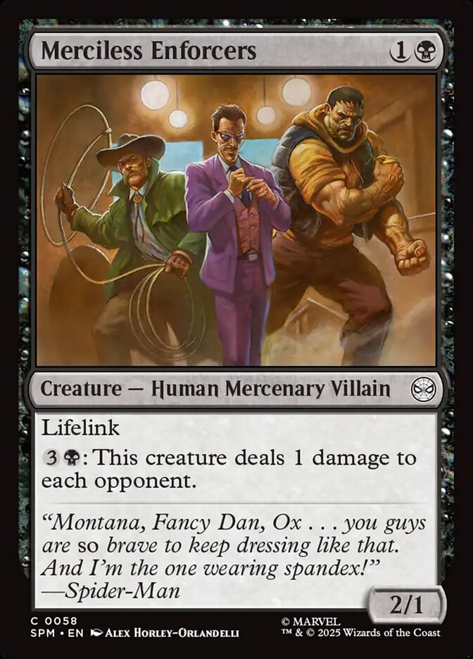 Merciless Enforcers 58 (Marvel's Spider-Man)  - Foil