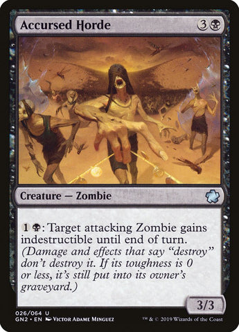 Accursed Horde 26/64 (Magic Game Night 2019) 