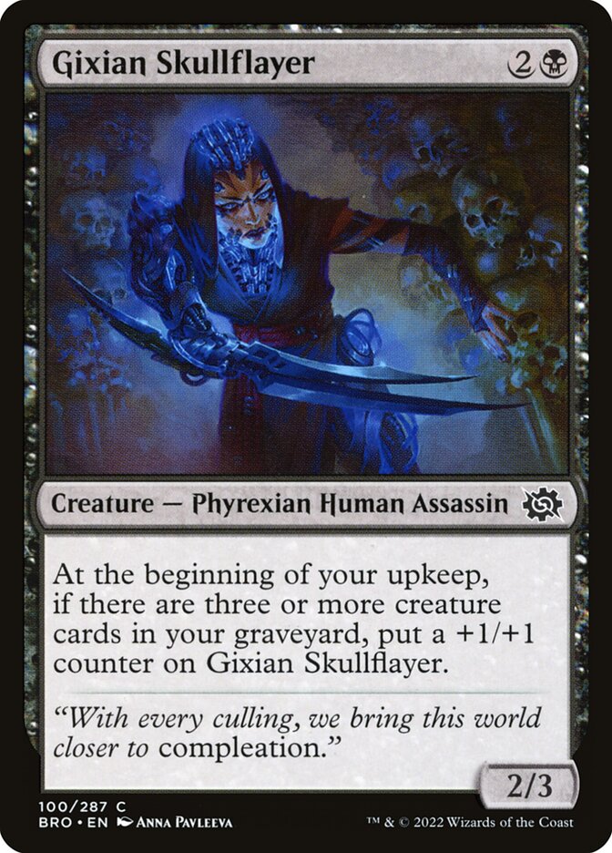 Gixian Skullflayer 100/287 (The Brothers' War)  - Foil