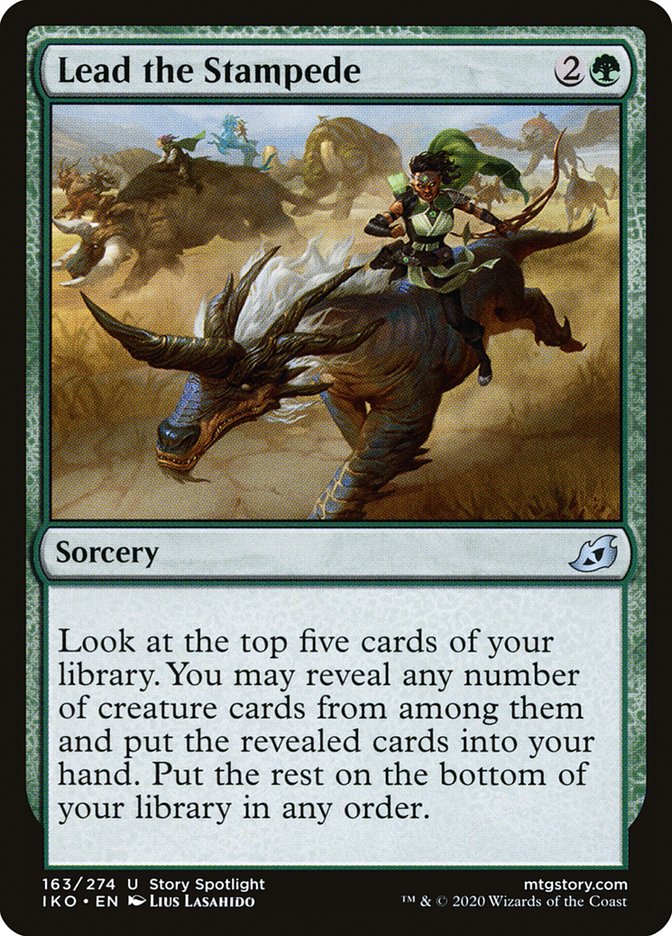 Lead the Stampede 163/274 (Ikoria: Lair of Behemoths) 