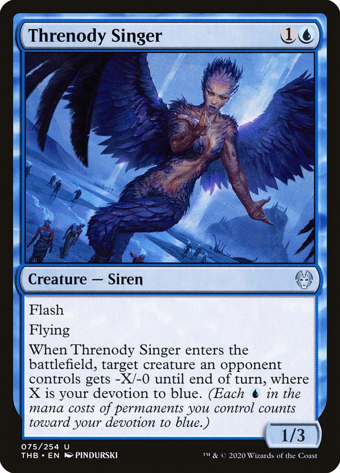 Threnody Singer 75/254 (Theros Beyond Death)  - Foil