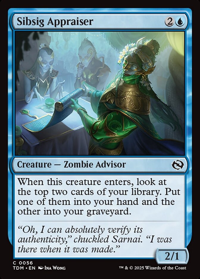 Sibsig Appraiser 56/291 (Tarkir: Dragonstorm)  - Foil