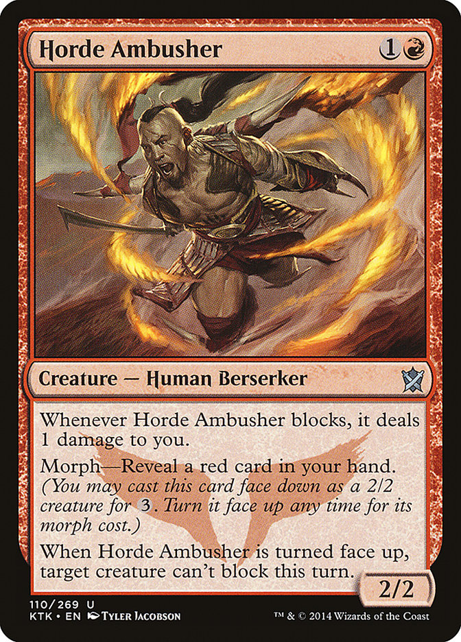 Horde Ambusher 110/269 (Khans of Tarkir) 