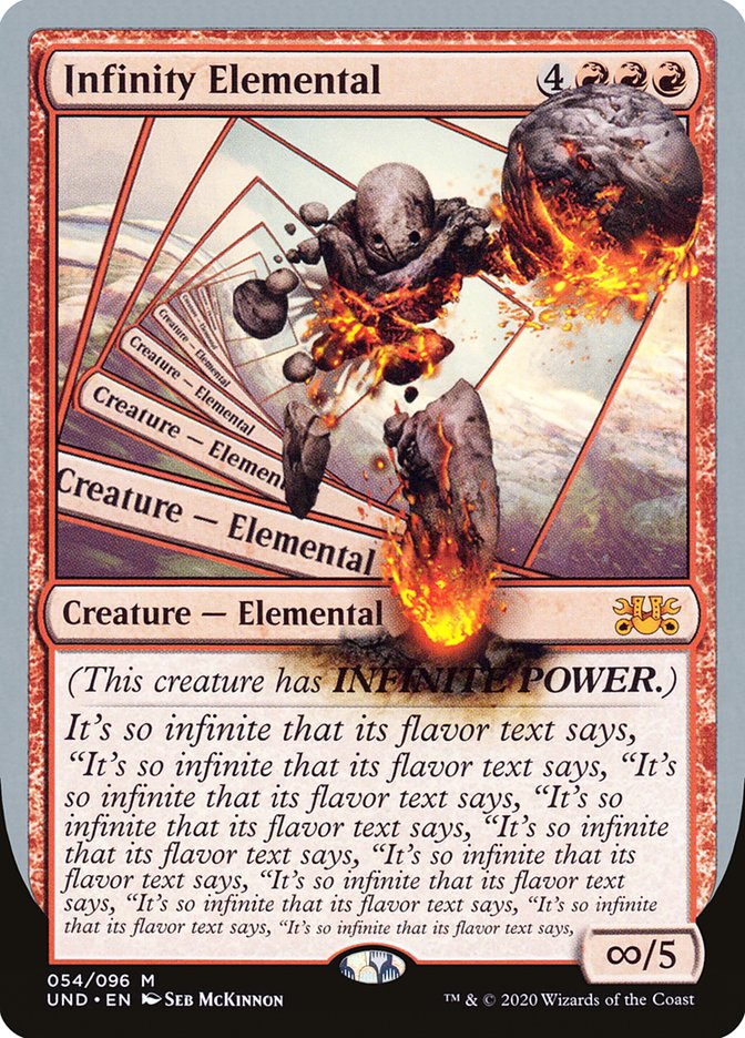 Infinity Elemental 54/96 (Unsanctioned) 