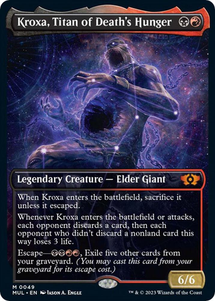 Kroxa, Titan of Death's Hunger 49/65 (March of the Machine: Multiverse Legends)  - Showcase