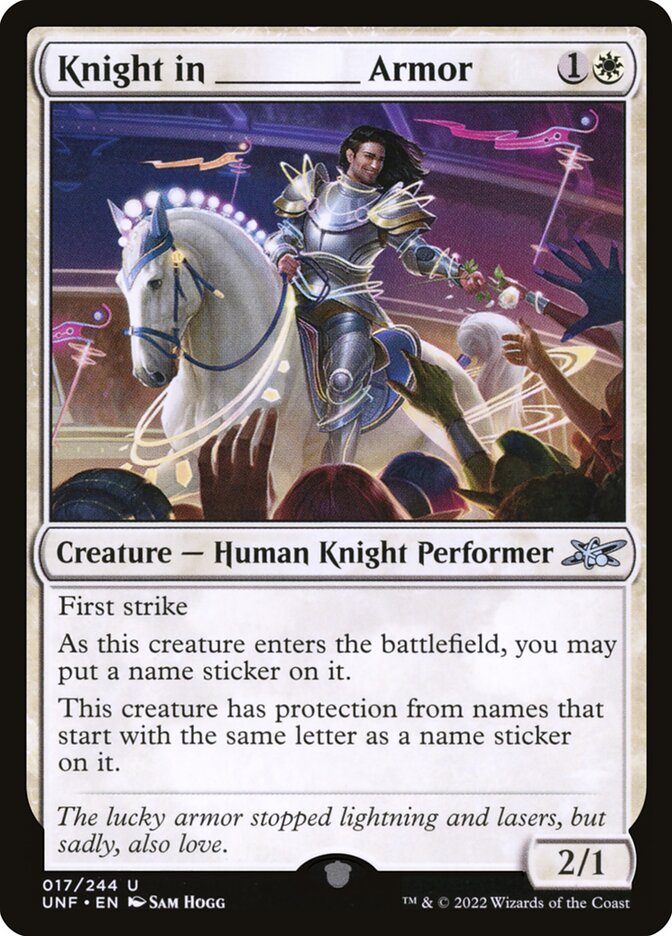Knight in _____ Armor 17/244 (Unfinity) 