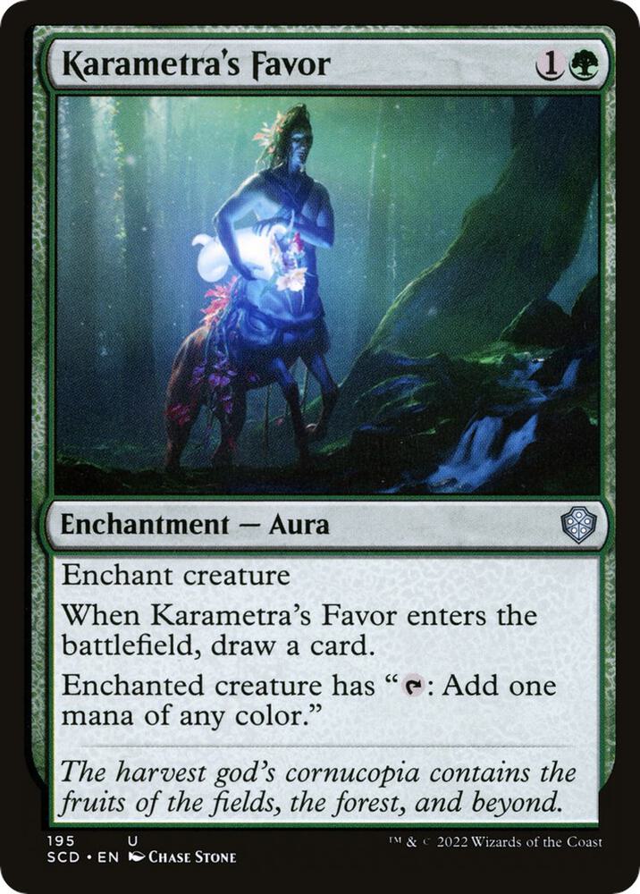 Karametra's Favor 195/352 (Starter Commander Decks) 