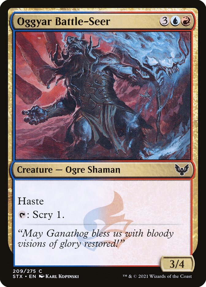 Oggyar Battle-Seer 209 (Strixhaven: School of Mages) 