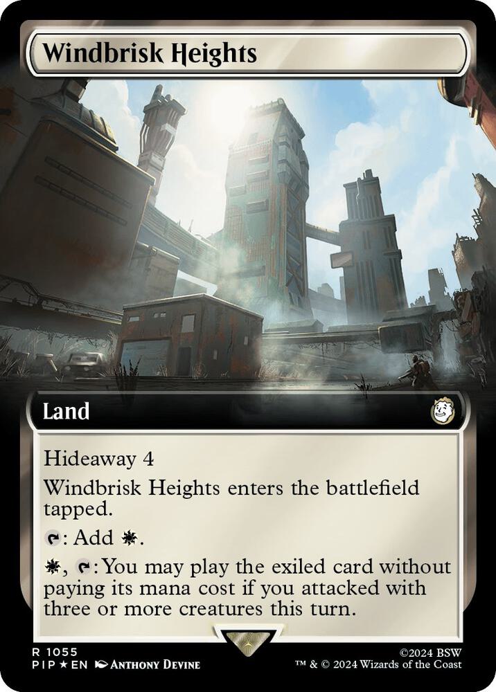 Windbrisk Heights 1055/326 (Universes Beyond: Fallout)  - Extended Art Surge Foil